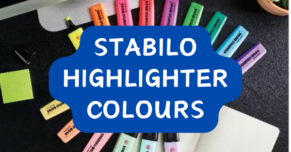 The Ultimate Guide to Every Colour of Stabilo Highlighter: Fluorescent and Pastel