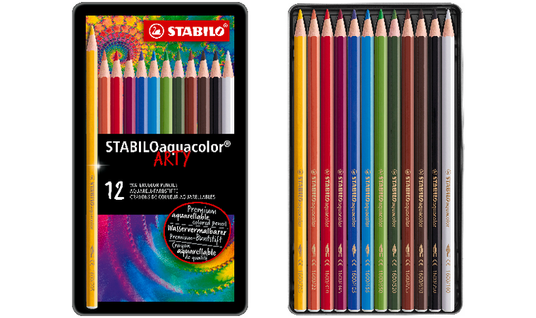 Set de 36 crayons aquarellables Stabilo Aquacolor 