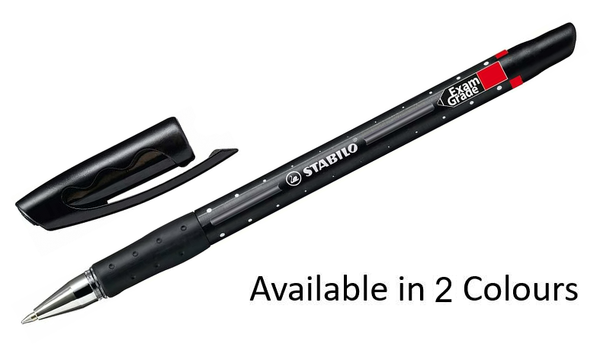 Ballpoint Pen - STABILO Exam Grade - Assorted Pack Sizes and Colours