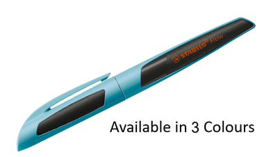 Ballpoint Pen - STABILO Flow - Pack of 1 - Assorted Colours including Blue Ballpoint Refill