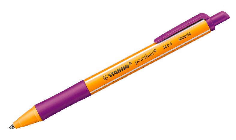 Ballpoint Pen - STABILO pointball - Assorted Pack Sizes and Colours