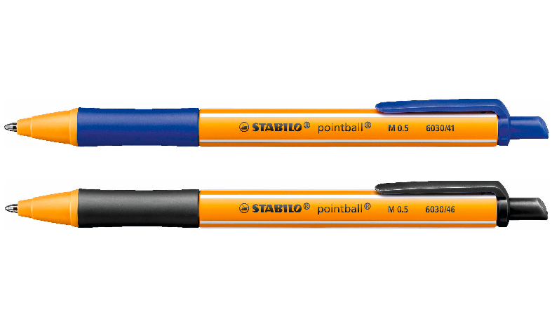 Ballpoint Pen STABILO pointball Pack of Blue, Black Dr Pen