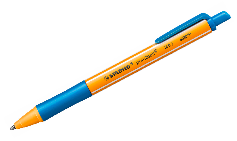 Bolígrafo Retráctil STABILO pointball Azul | Santiago Aloy S.A Bolígrafo Retráctil STABILO pointball Azul | Santiago Aloy S.A