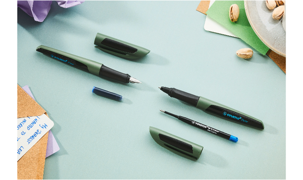 Ballpoint Pen - STABILO Flow - Pack of 1 - Assorted Colours including Blue Ballpoint Refill