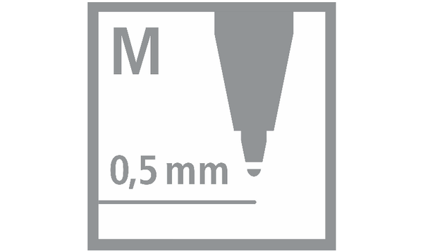 Ballpoint Pen - STABILO Flow - Pack of 1 - Assorted Colours including Blue Ballpoint Refill