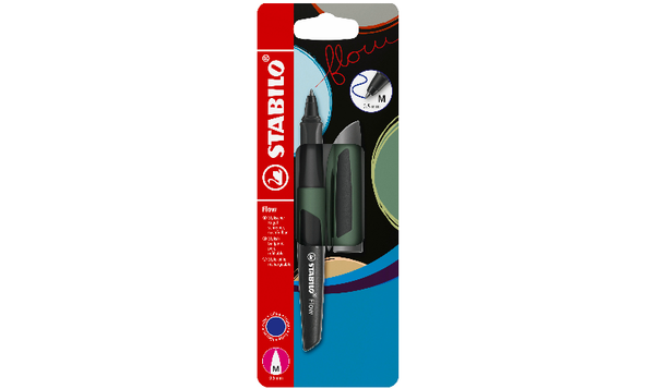 Ballpoint Pen - STABILO Flow - Pack of 1 - Assorted Colours including Blue Ballpoint Refill
