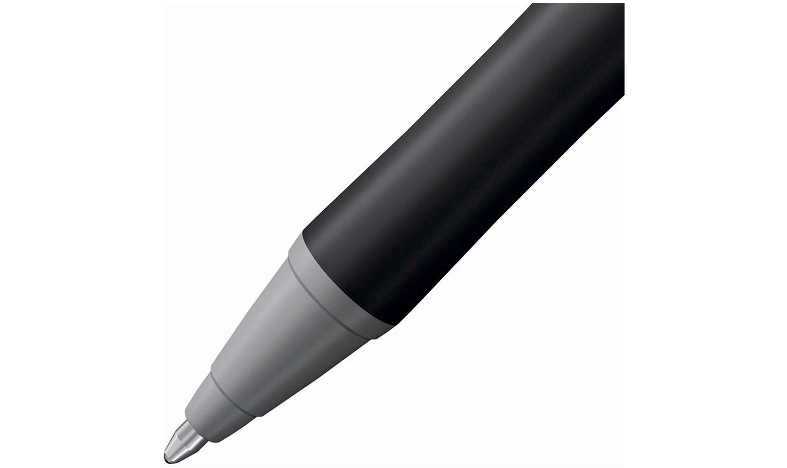 Ballpoint Pen - STABILO pointball Colourful - Pack of 3 - Ultramarine, Dark Grey and Rust Red