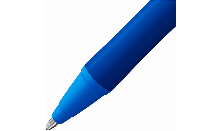 Ballpoint Pen - STABILO pointball Colourful - Pack of 3 - Ultramarine, Dark Grey and Rust Red