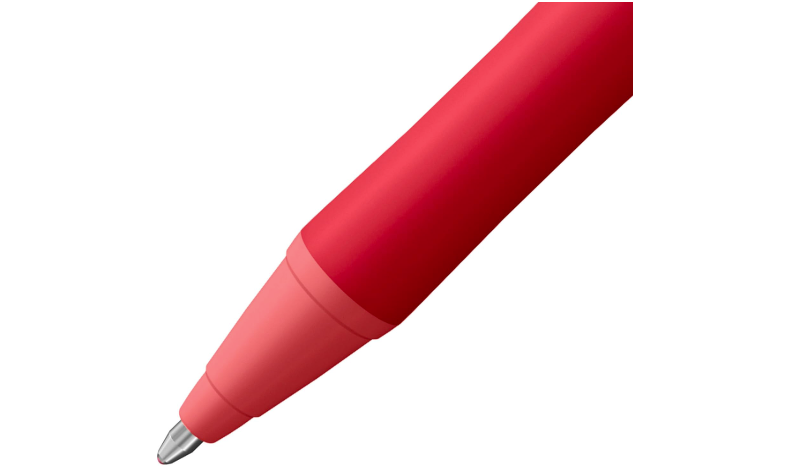 Ballpoint Pen - STABILO pointball Colourful - Pack of 3 - Ultramarine, Dark Grey and Rust Red