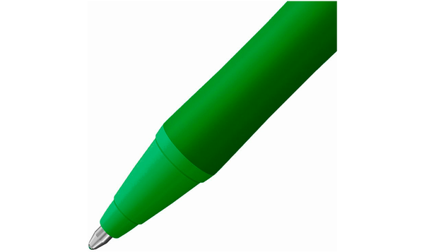 Ballpoint Pen - STABILO pointball Colourful - Pack of 4 - Dark Grey, Mint Green, Rust Red and Ultramarine