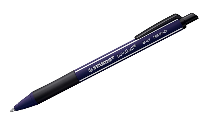 Ballpoint Pen - STABILO pointball NatureCOLORS Wildflower - Pack of 4 Assorted Colours