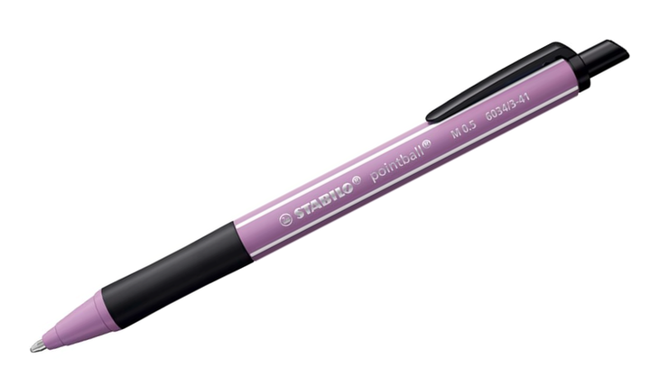 Ballpoint Pen - STABILO pointball NatureCOLORS Wildflower - Pack of 4 Assorted Colours