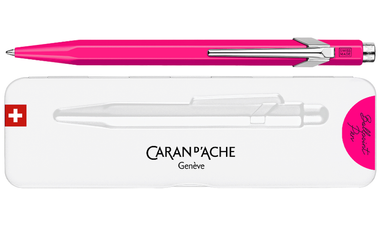 Caran d'Ache 849 Pop Line Fluo Ballpoint Pen Pink
