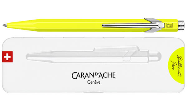 Caran d'Ache 849 Pop Line Fluo Ballpoint Pen Yellow