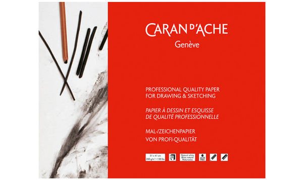 Caran d'Ache 80 Supracolor Soft & 80 Pablo Colour Pencils Wooden Gift Box Set - with FREE Caran d'Ache Drawing & Sketch Paper Pad (20 Sheets)