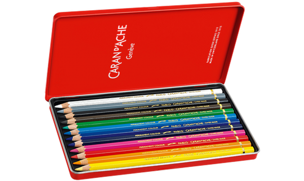Caran d'Ache Pablo Colour Pencils 12 Assorted Colours