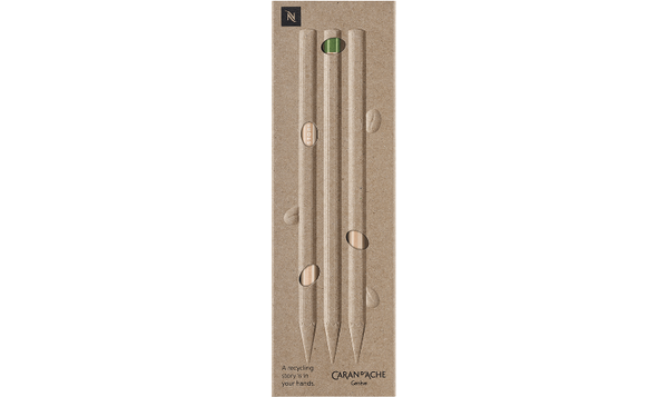 Caran d'Ache Swiss Wood Pencils Set of 3 Nespresso