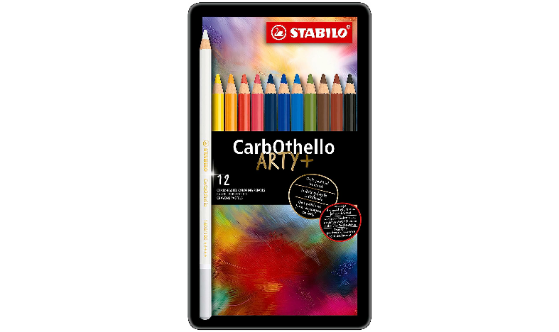 Chalk-Pastel Pencil - STABILO CarbOthello - ARTY+ - Tin of 12