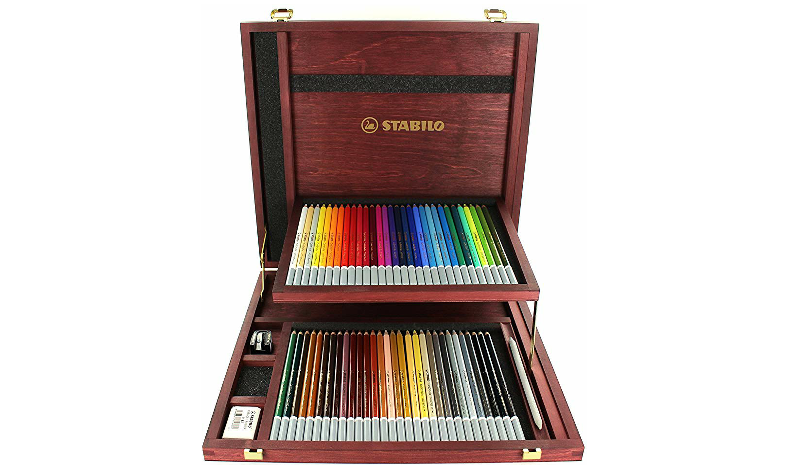 Chalk-Pastel Pencil - STABILO CarbOthello - Wooden Box of 60