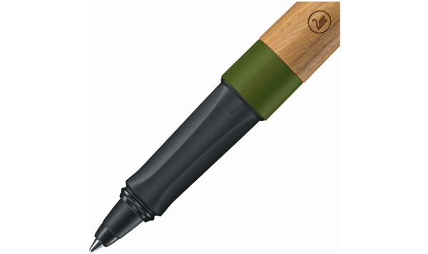 Climate-Neutral Ballpoint Pen - STABILO Grow - Pack of 1 - Moss Green/Oak