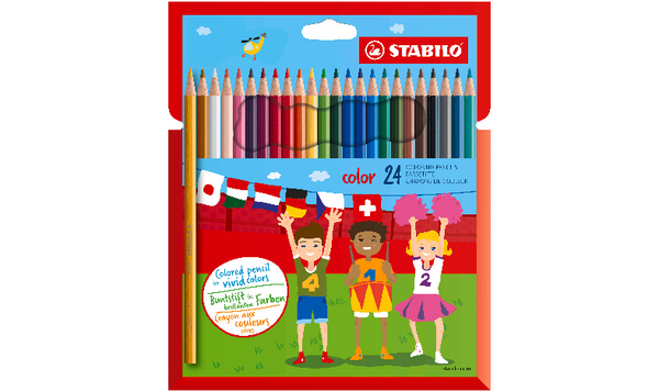 Colouring Pencil - STABILO color - Pack of 24 - Assorted Colours