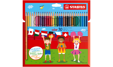 Colouring Pencil - STABILO color - Pack of 30 - Assorted Colours