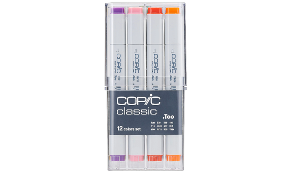 Copic Classic Marker Pen Set of 12