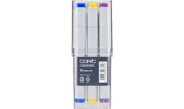 Copic Classic Marker Pen Set of 12