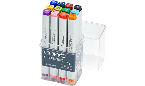 Copic Classic Marker Pen Set of 12