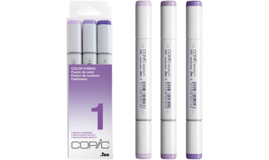 Copic Sketch 3 Piece Set - Colour Fusion 1