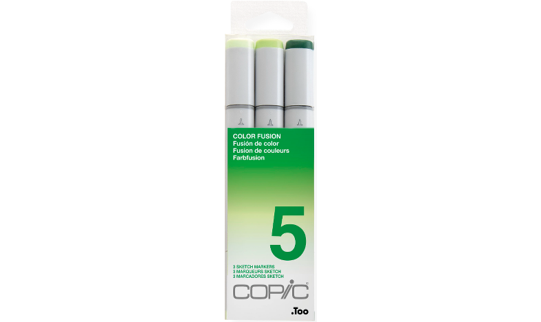 Copic Sketch 3 Piece Set - Colour Fusion 5