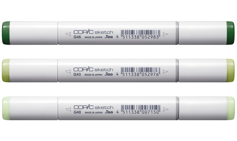 Copic Sketch 3 Piece Set - Colour Fusion 5