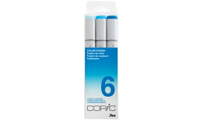 Copic Sketch 3 Piece Set - Colour Fusion 6
