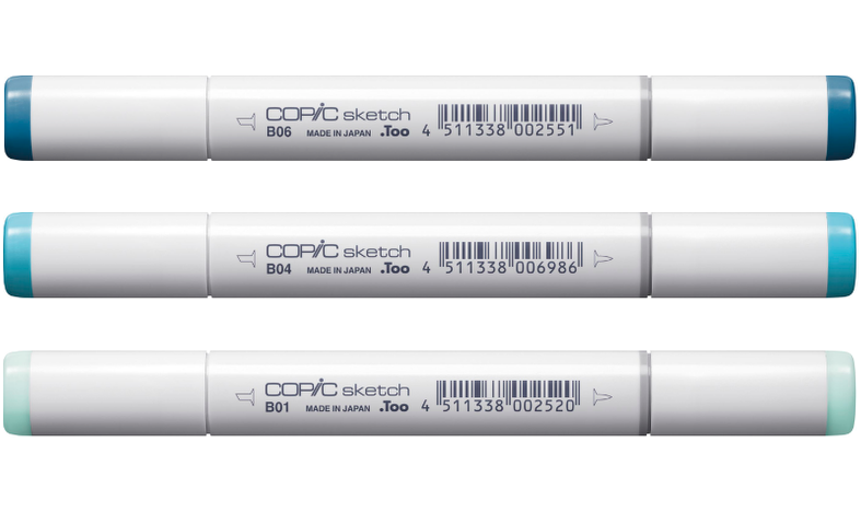 Copic Sketch 3 Piece Set - Colour Fusion 6