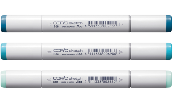 Copic Sketch 3 Piece Set - Colour Fusion 6
