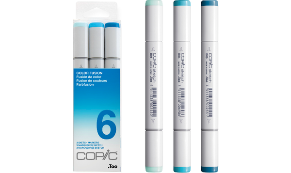 Copic Sketch 3 Piece Set - Colour Fusion 6