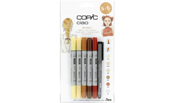 Copic Ciao 5 + 1 Hair Tones 1