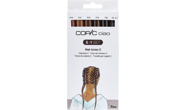 Copic Ciao 5 + 1 Hair Tones 2