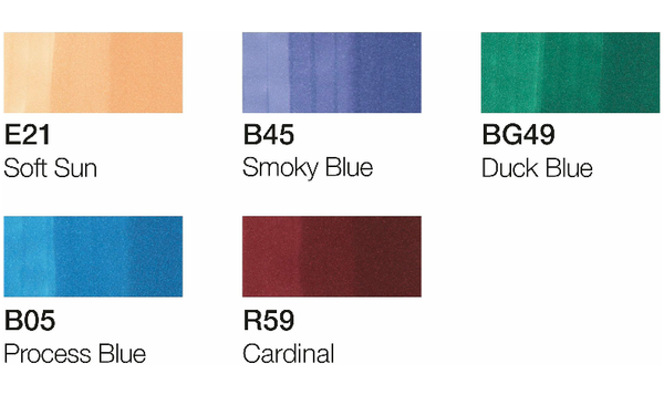 Copic Ciao 5 + 1 Manga Set Manga 2