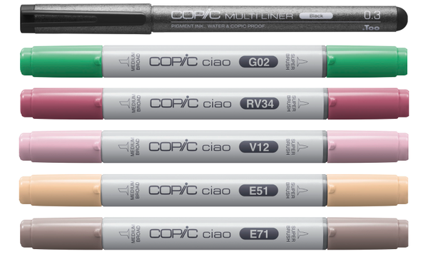 Copic Ciao 5 + 1 Manga Set Manga 3