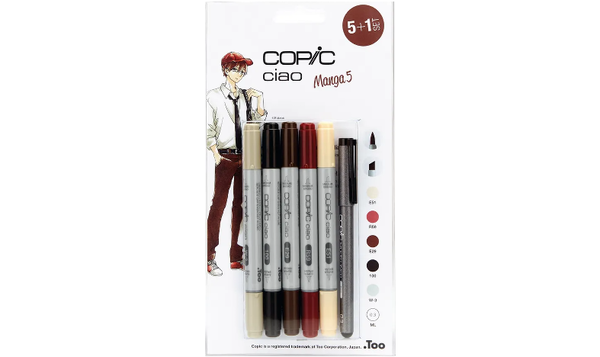 Copic Ciao 5 + 1 Manga Set Manga 5