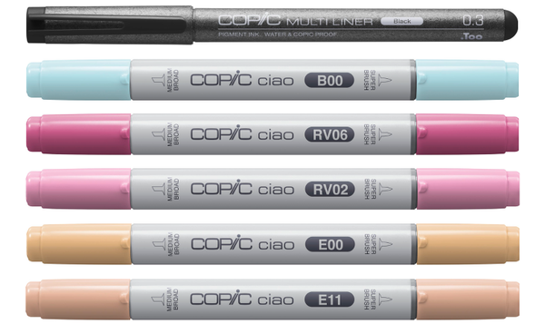 Copic Ciao 5 + 1 Manga Set Manga 7