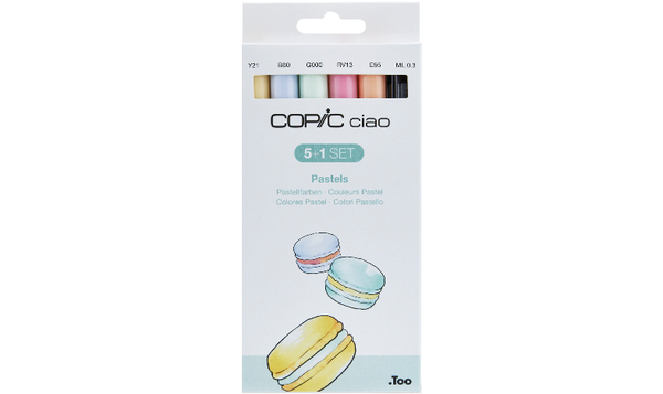 Copic Ciao 5 + 1 Pastels