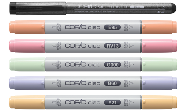Copic Ciao 5 + 1 Pastels