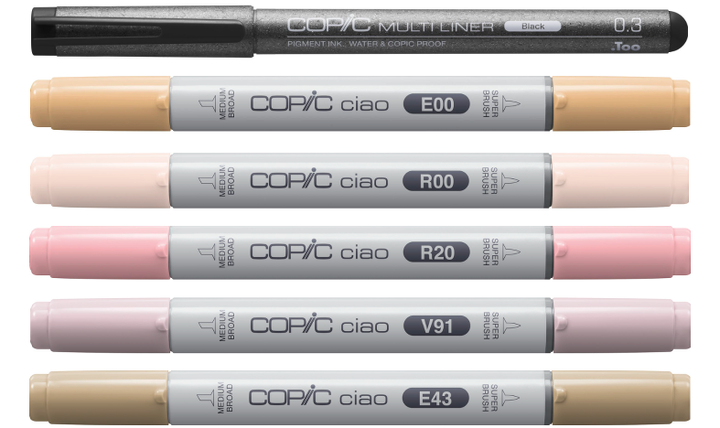 Copic Ciao 5 + 1 Portrait Colours 1