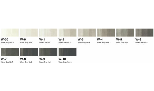 Copic Sketch 12 Piece Set Warm Grey