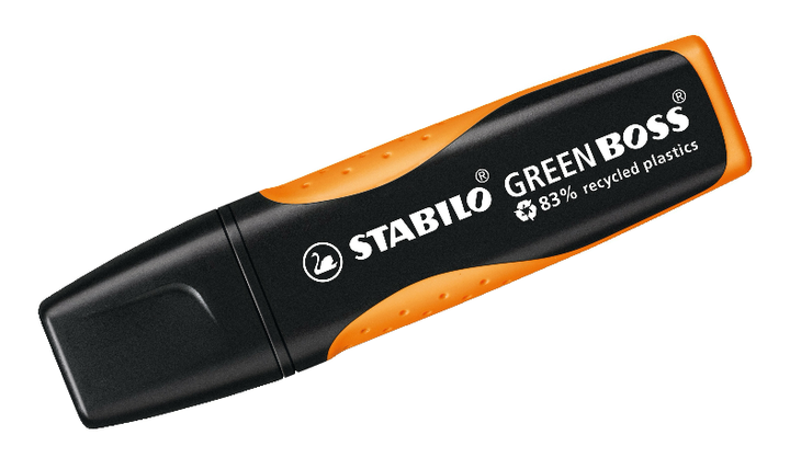 Eco-Friendly Highlighter - STABILO GREEN BOSS - Assorted Pack Sizes and Colours