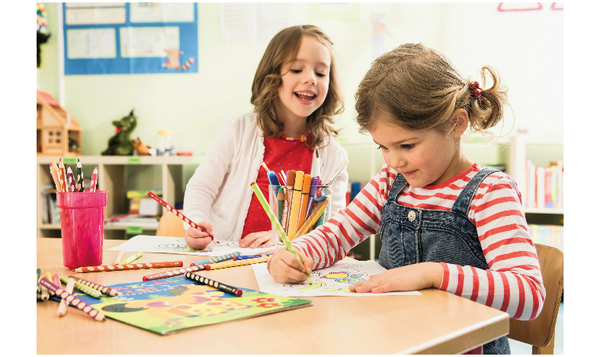 Ergonomic Colouring Pencil - STABILO EASYcolors - Left-Handed - Pack of 12 - Assorted Colours with Sharpener