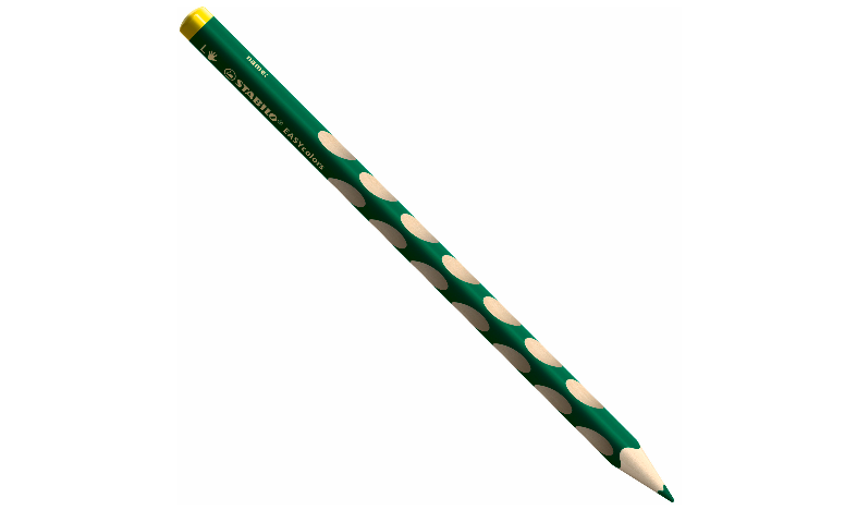 Ergonomic Colouring Pencil - STABILO EASYcolors - Left-Handed - Pack of 12 - Special Colours with Sharpener
