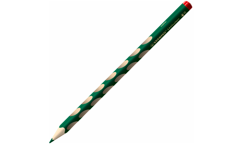 Ergonomic Colouring Pencil - STABILO EASYcolors - Right-Handed - Pack of 12 - Special Colours with Sharpener